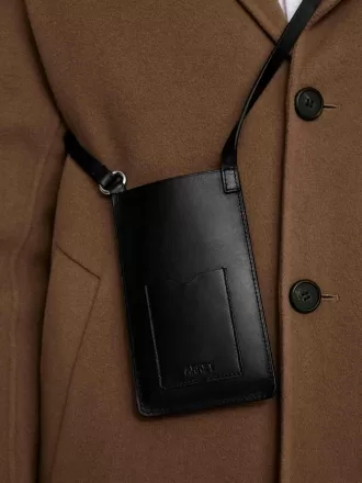 Læder telefontaske