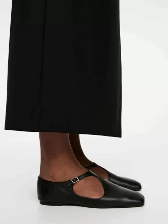 Læderflader med spænde