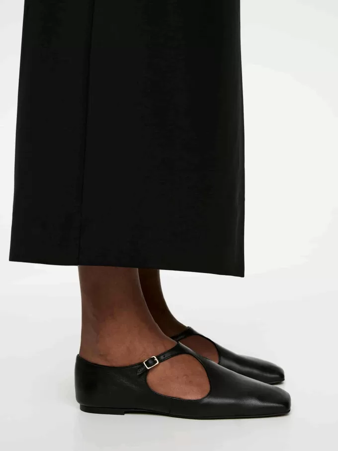 Læderflader med spænde