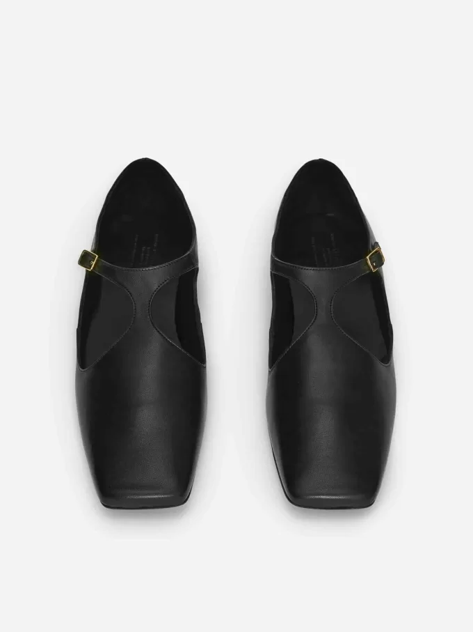 Læderflader med spænde