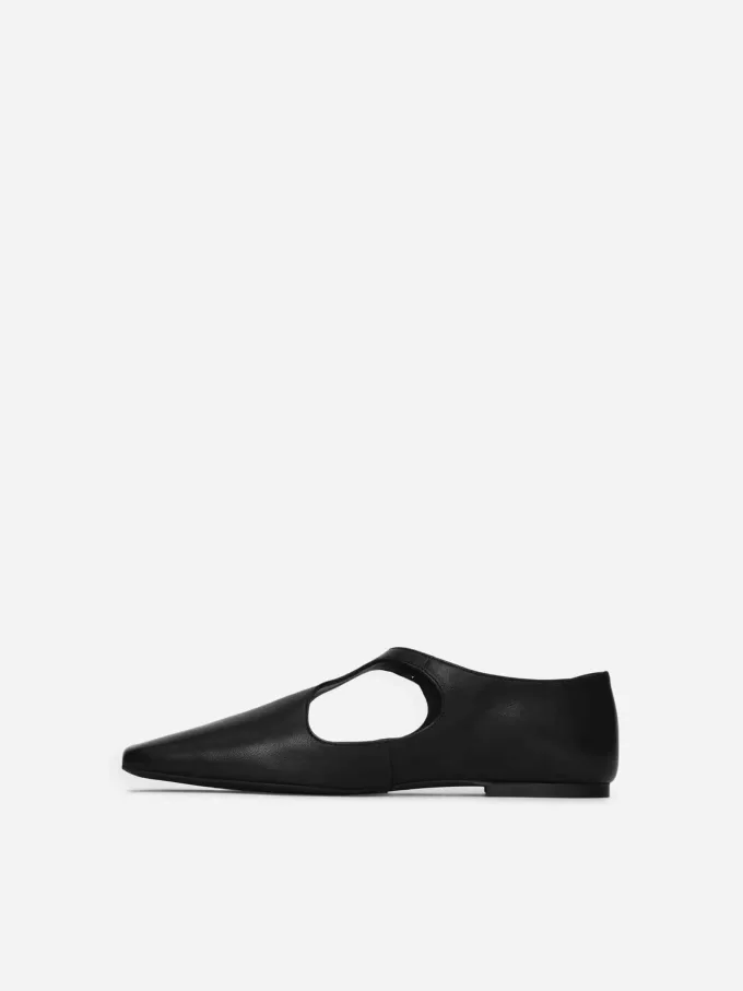 Læderflader med spænde