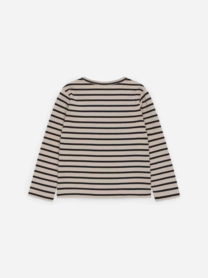 Langærmet T-shirt i bomuld Langærmet T-shirt i bomuld