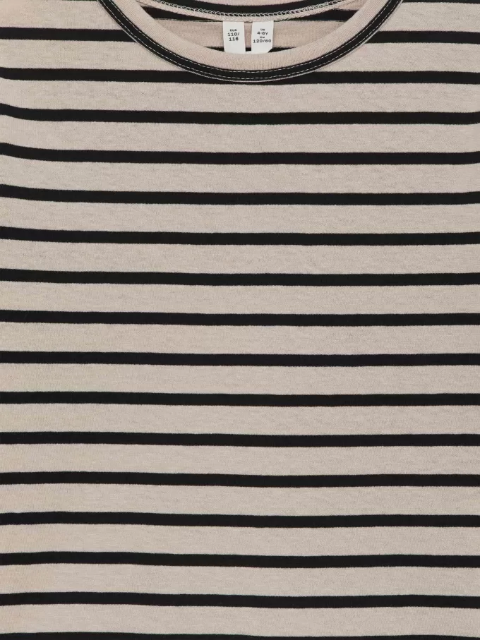 Langærmet T-shirt i bomuld Langærmet T-shirt i bomuld