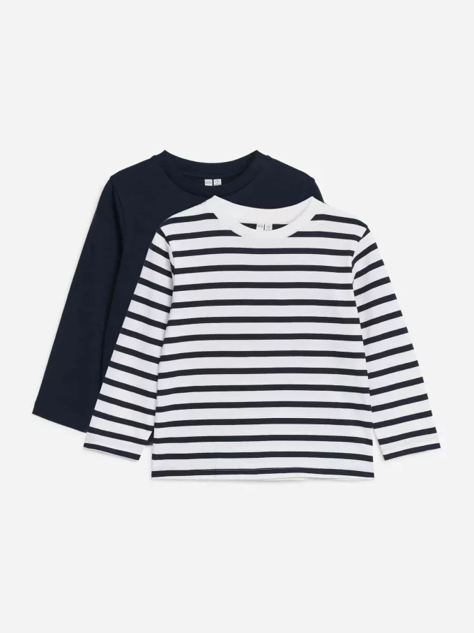 Langærmet T-shirt sæt med 2 stk Langærmet T-shirt sæt med 2 stk