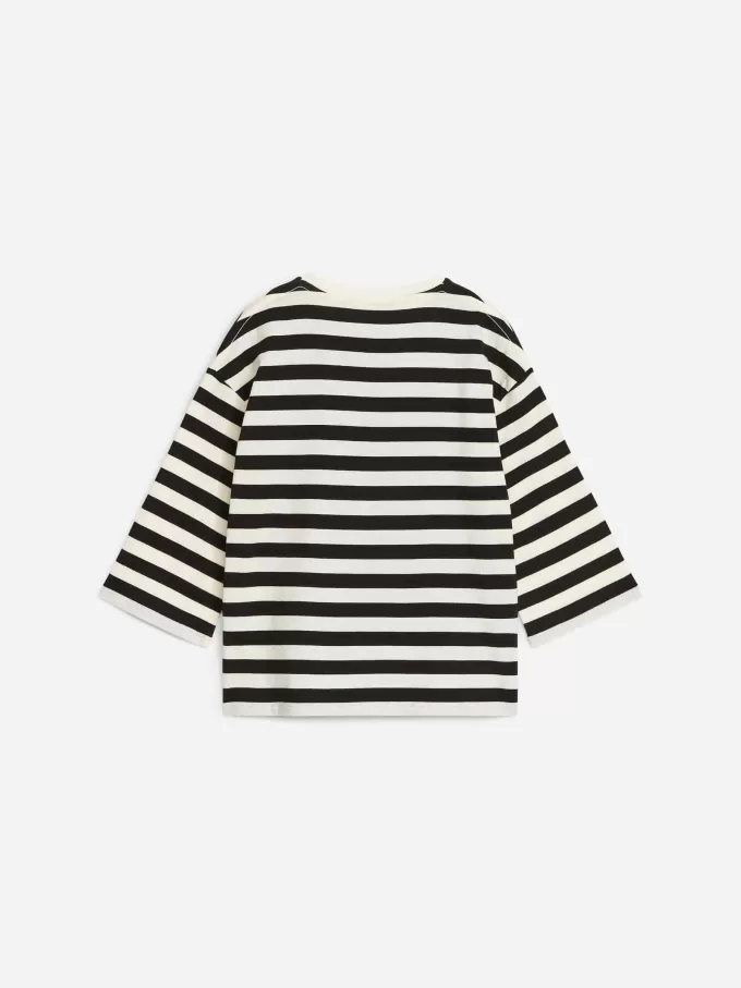 Langærmet oversize T-shirt