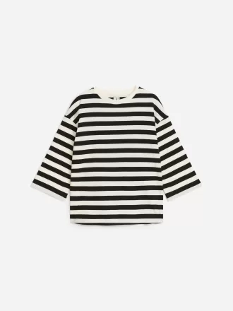 Langærmet oversize T-shirt