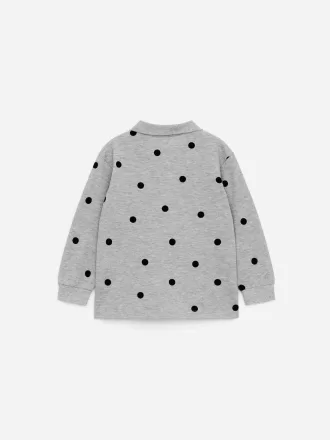 Langærmet poloshirt