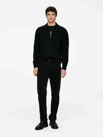 Lige pasform fløjlsbukser