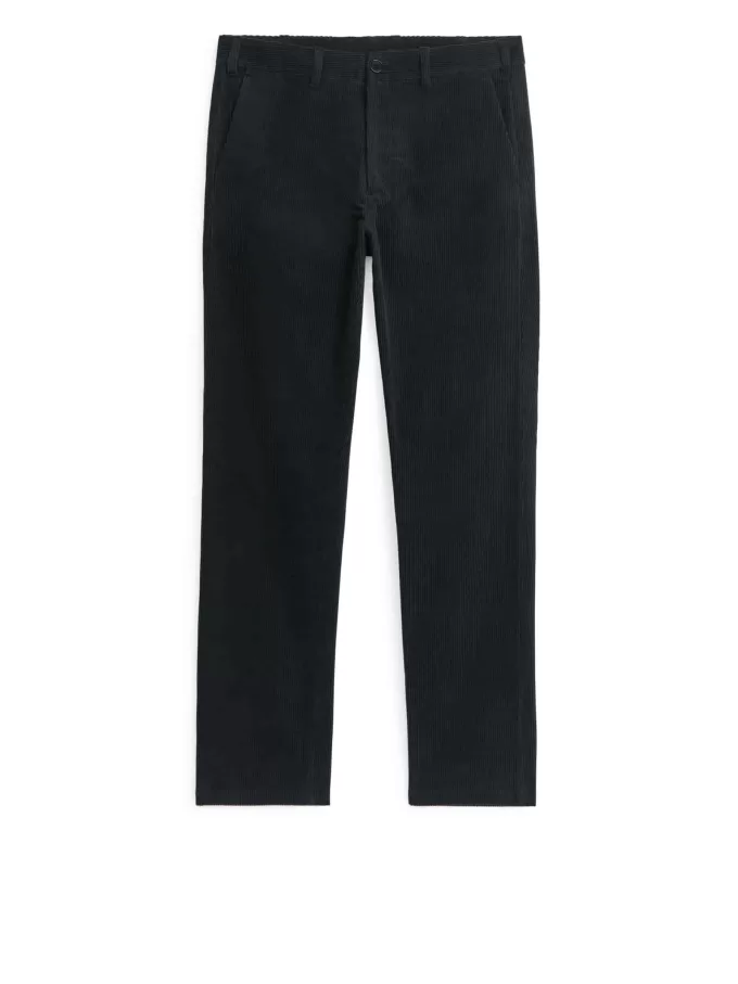 Lige pasform fløjlsbukser