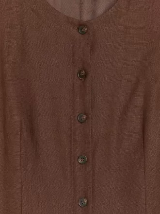 Linned Vest Kjole