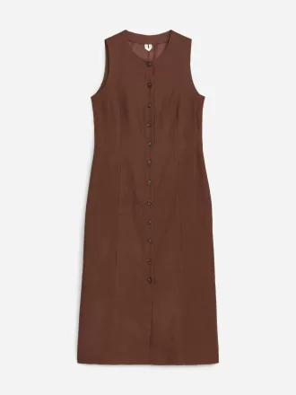 Linned Vest Kjole