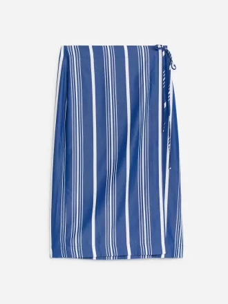 Lyocell slå-om nederdel