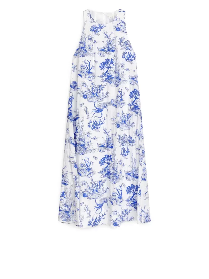 Maxikjole med tryk Maxikjole med tryk