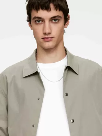 Mellem sterlingsølv kæde halskæde