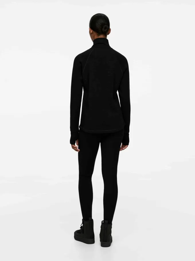 Merino-Blend Rib Leggings