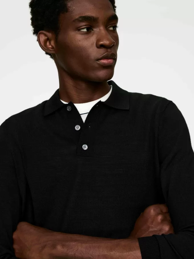 Merino Polo Jumper
