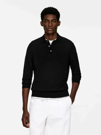 Merino Polo Jumper