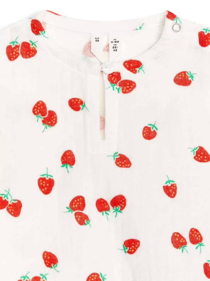 Muslin T-shirt i bomuld