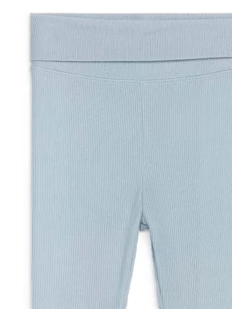 Newborn Glatte Rib Leggings