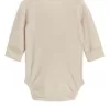 Nyfødt bodysuit med glat rib