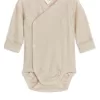 Nyfødt bodysuit med glat rib