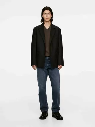 OCEAN Løse Straight Jeans