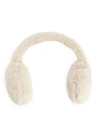 Øreværn i imiteret pels