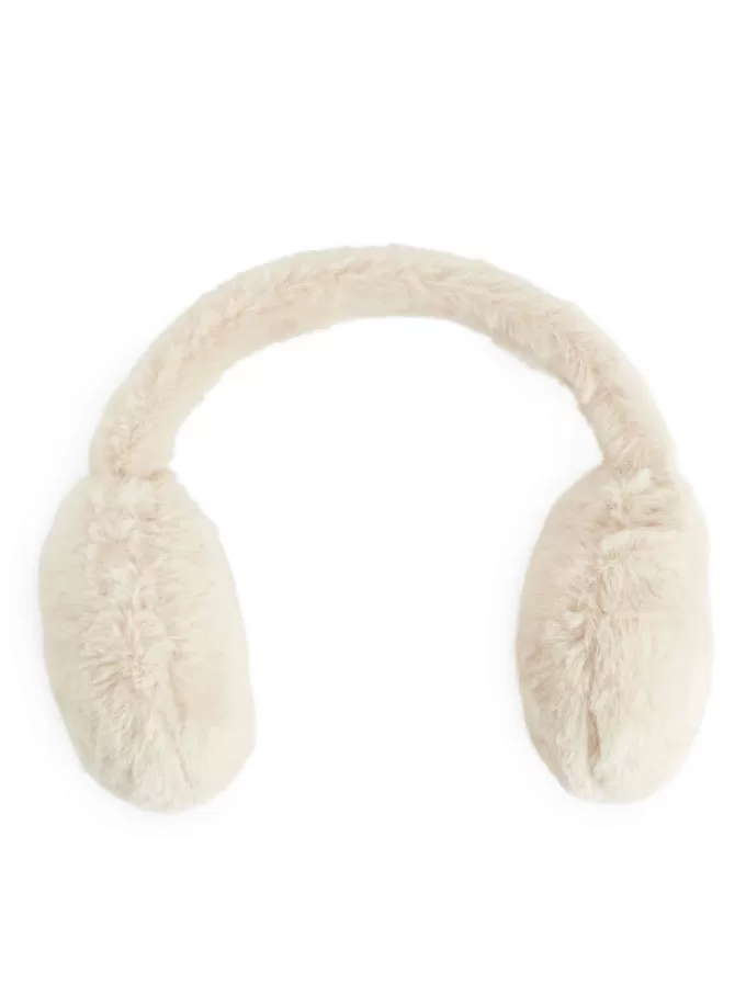 Øreværn i imiteret pels