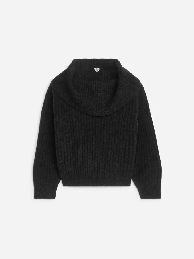 Off-Soulder Rib Jumper