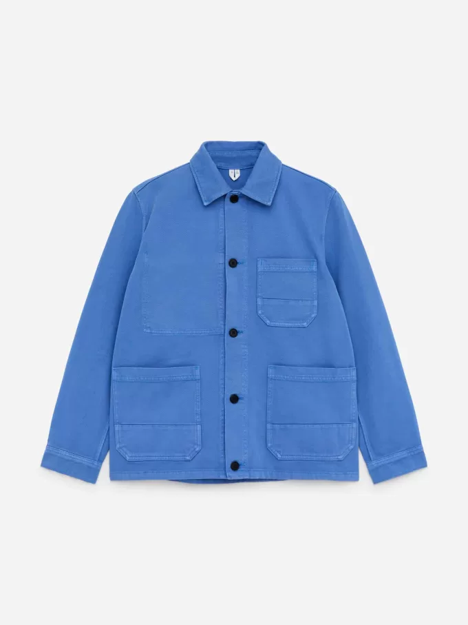 Overfarvet Twill Overshirt Overfarvet Twill Overshirt