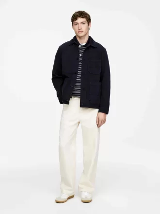 Overfarvet Twill Overshirt