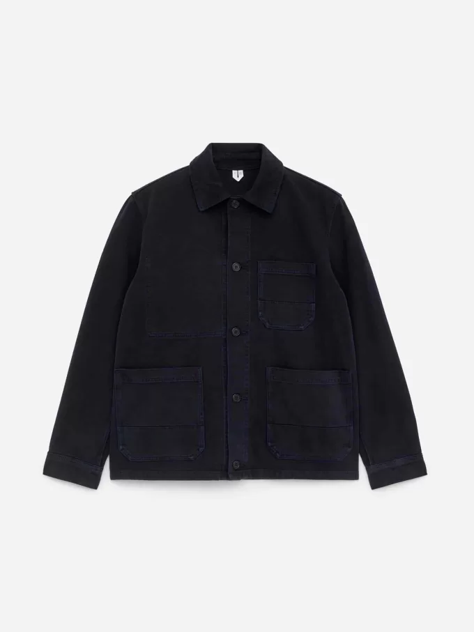 Overfarvet Twill Overshirt