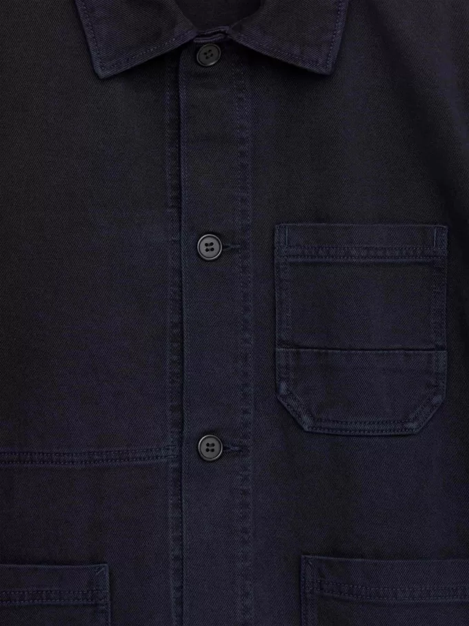 Overfarvet Twill Overshirt