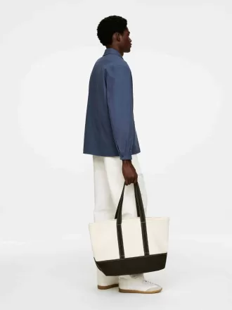 Overshirt i bomuld/hør