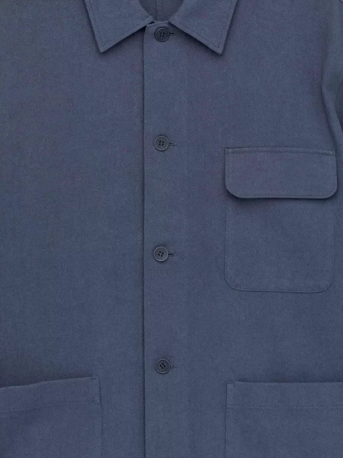 Overshirt i bomuld/hør