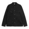 Overshirt i bomuldstwill