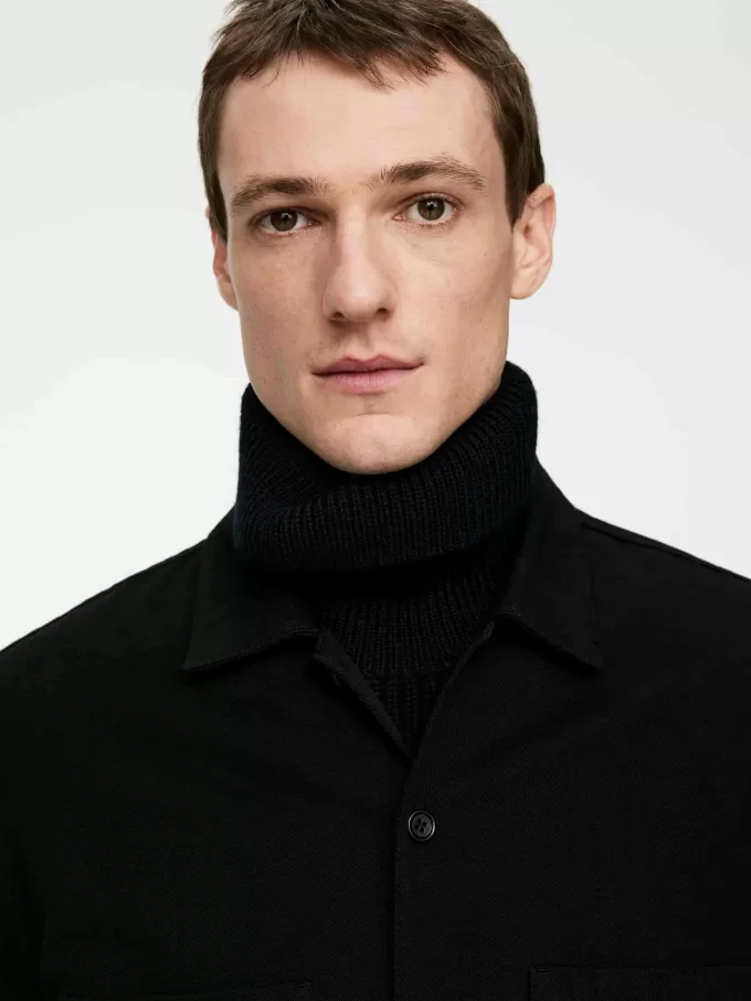 Overshirt i bomuldstwill