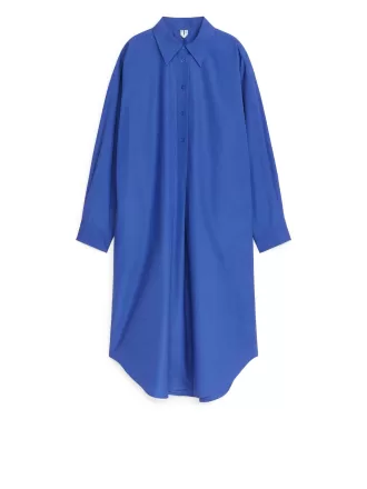 Oversize skjortekjole