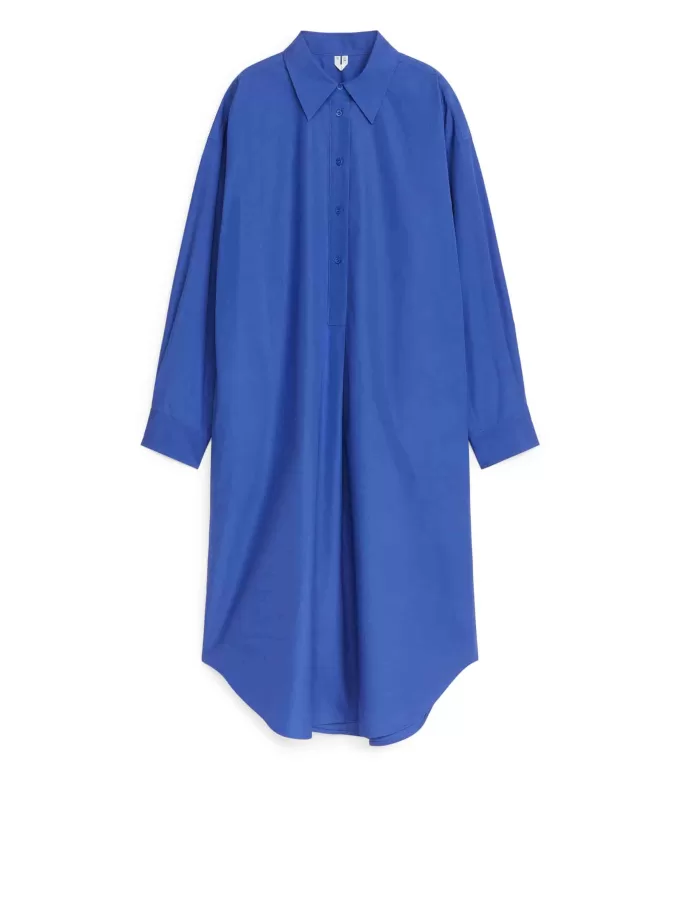 Oversize skjortekjole