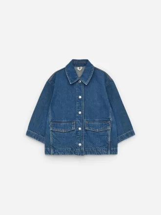 Overtrøje i denim