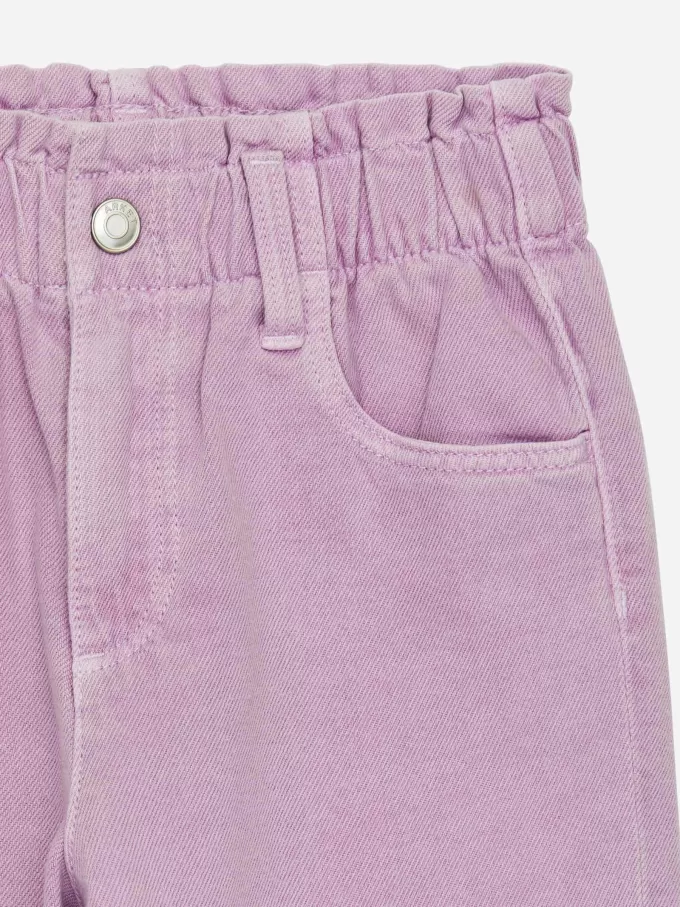 Paperbag denimbukser Paperbag denimbukser