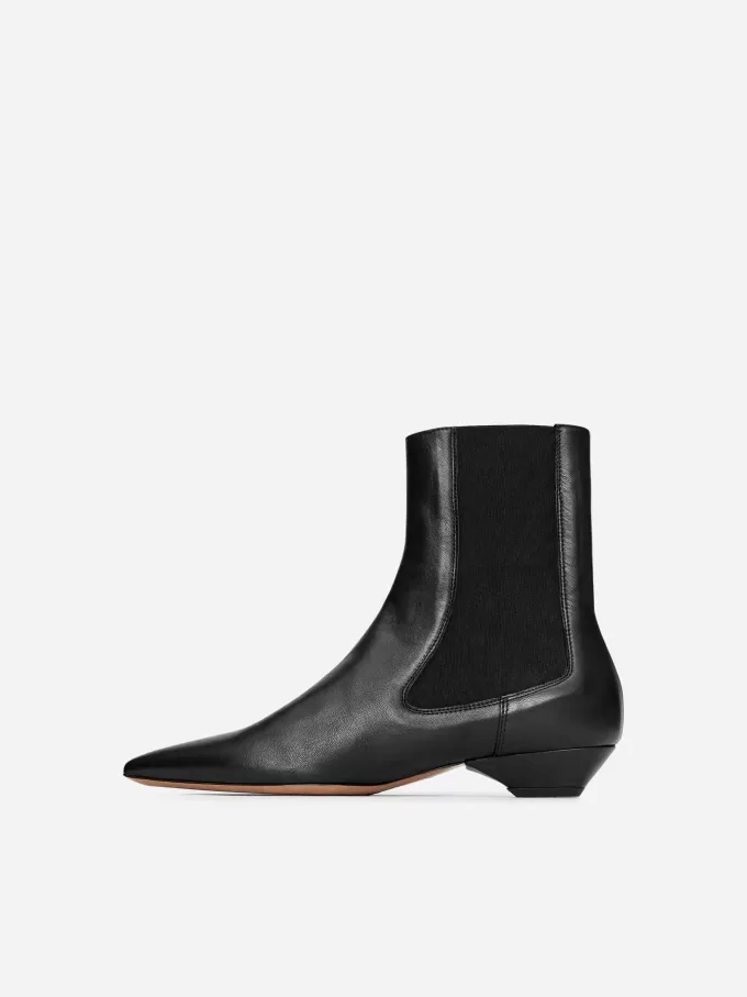 Pointy læderstøvle Pointy læderstøvle