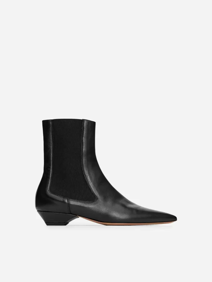 Pointy læderstøvle Pointy læderstøvle