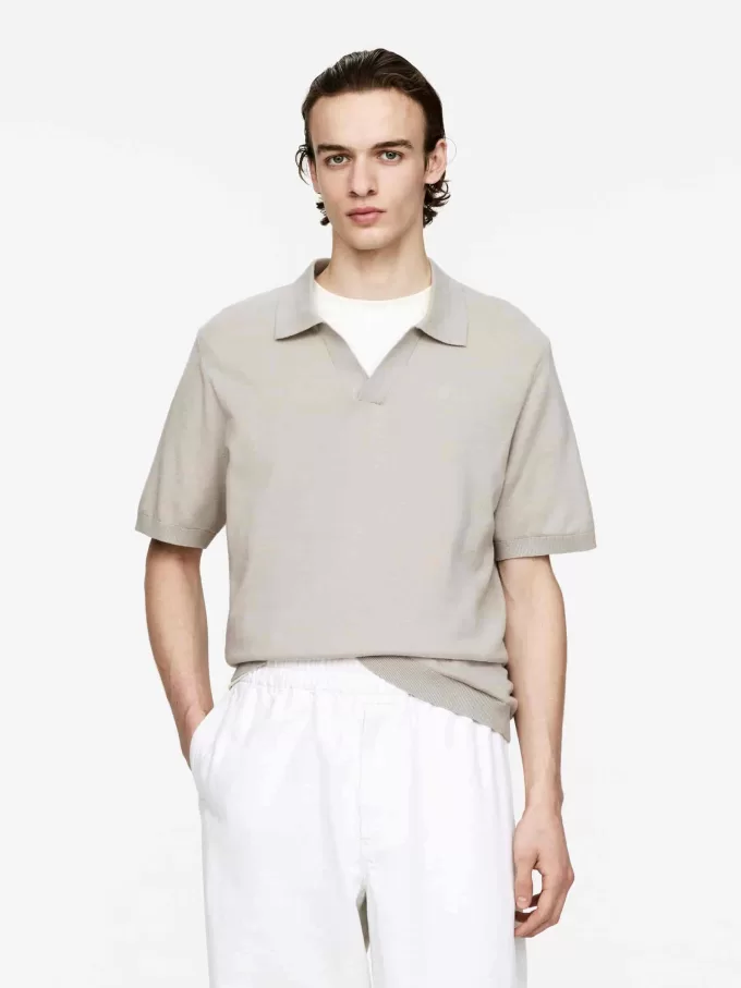 Poloskjorte i bomuldshør