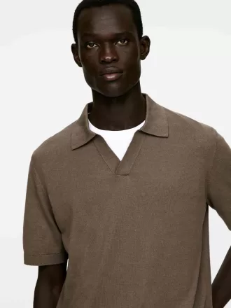 Poloskjorte i bomuldshør