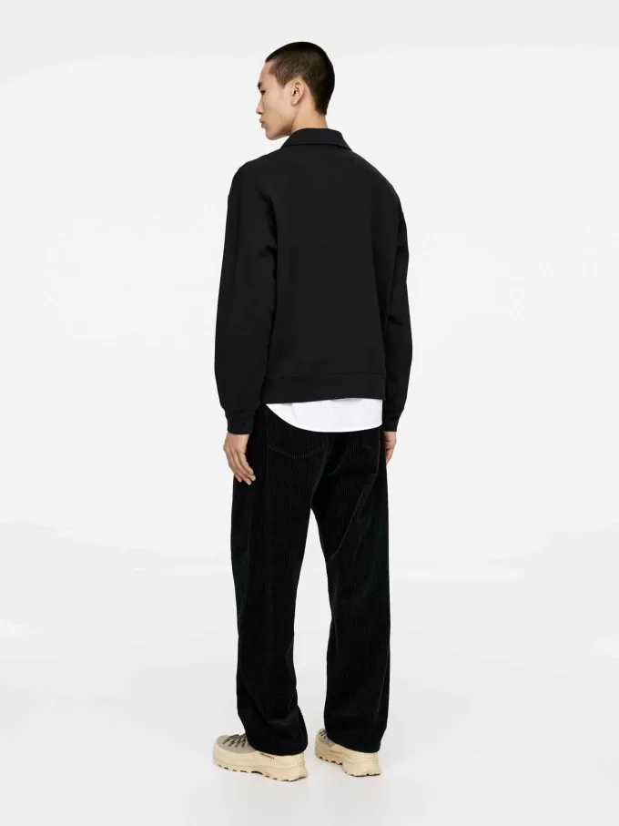 Poloskjorte med halv lynlås Poloskjorte med halv lynlås