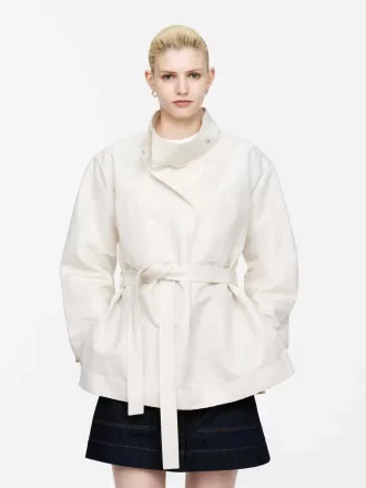 Pop-over skjorte i linnedblanding