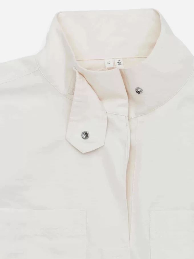 Pop-over skjorte i linnedblanding