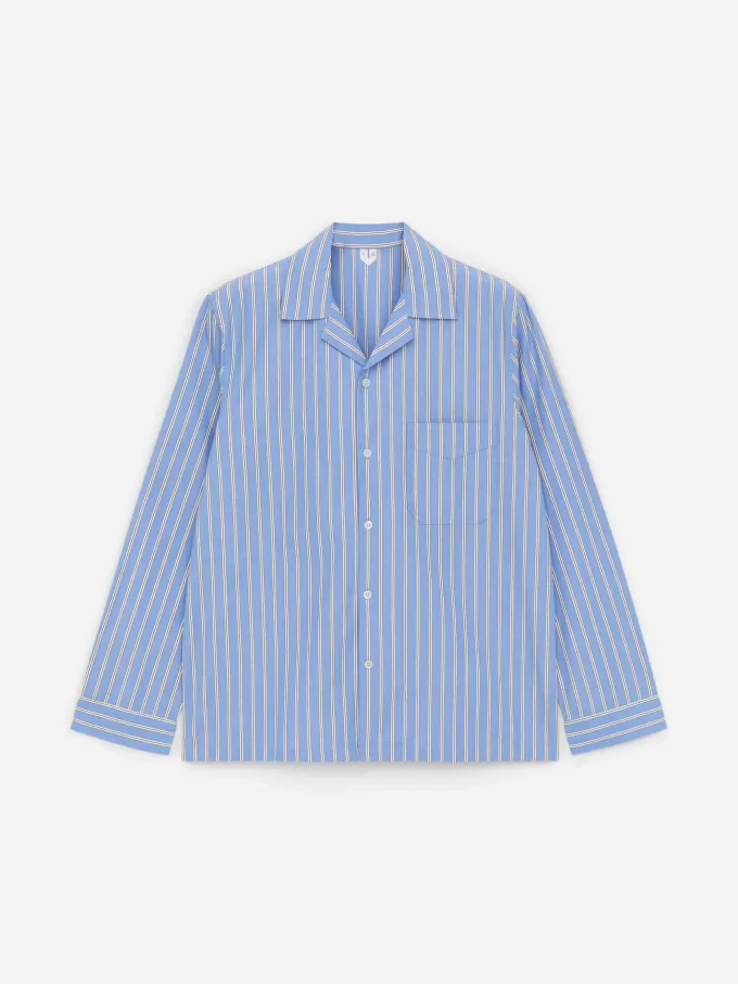 Poplin pyjamasskjorte