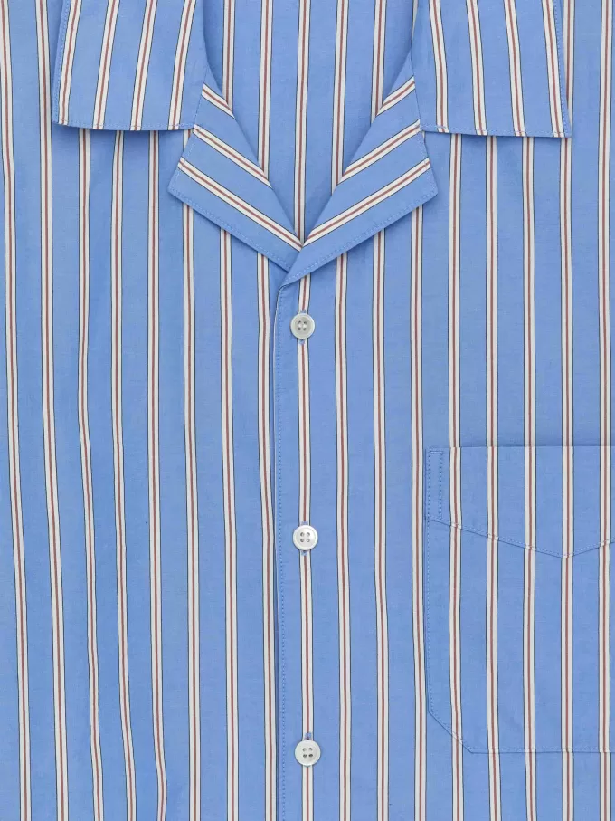 Poplin pyjamasskjorte